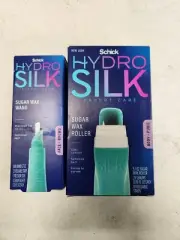 2 Pk: Schick HydroSilk Sugar Wax Wand & Wax Roller E7D