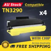 4x TN3290 Toner for Brother HL-5340 HL5350 HL5370 HL5380 MFC-8880 MFC8890 8370DN