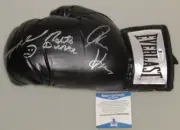 LEONARD - HEARNS - DURAN Hand Signed Boxing Glove + PSA DNA COA *BUY GENUINE*