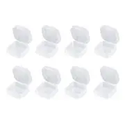 24 Pcs Small Plastic Box Mini Transparent Storage Case Clear Container