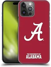 Head Case Designs Officially Licensed University of Alabama UA Plain Hard Back Case Compatible with Apple iPhone 14 Pro Max