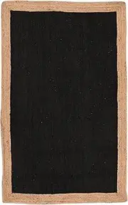 Aizza Trends Handmade Hand Crafted Eco -Frendly Jute Floor Area Rug-Floor Carpet Rug-Floor Runner Rug-Bed Side Runner Rug-Make in India-3 x 12 (90 cm x 360 cm)