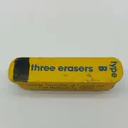 Sheaffer Type B Eraser Refill 3 Erasers Vintage