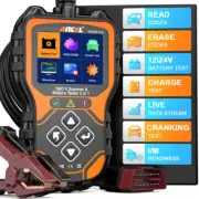 ANCEL AS200 Pro 6V 12V Battery Charging Cranking Tester OBD2 Engine Scan Tool