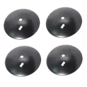 4 Pack Disc Harrow Blade 18" Plain fits 1 1/2" Round Hole Axle fits many brands