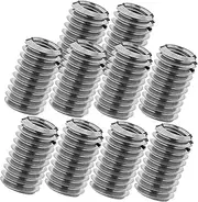 Amosfun Thread Repair Inserts Stainless Steel 10 Pcs for Flange Nuts Threaded Sleeves External Thread Repair Tool Set