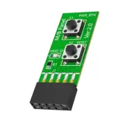 Computer Motherboards 2x5 Pin ResetPower Switches Test Board for Connectors
