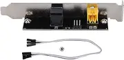 SPDIF RCA/Optical Out Back Plate Cable Bracket, Dual Port 24-bit/192kHz Optical/Coaxial PC Digital Audio Output Adapter to Audio DAC Converter