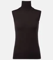 [Sportmax] Sportmax Vertigo knitted virgin wool top UK 10 brown