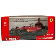 Bburago Formulal Racing F1-75 C. Leclerc 1/43 Die-Cast Car 2023 Sealed
