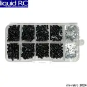 Racers Edge 3118 1:10 High Strength Steel Screw Assortment Box for RC Car 300