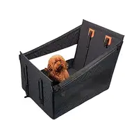 Pet Car Seat, Heavy Duty Safety Dog Basket for Car, Breathable, Scratchproof Puppy Automotive Basket for Truck, Vehicle, RV, Auto