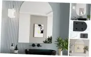 Arched Mirrors for Bathroom Sink,30x40 Frameless Bathroom Mirror,Espejo para