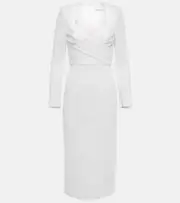 [Rebecca Vallance] Rebecca Vallance Bridal Phoebe midi dress UK 6 white
