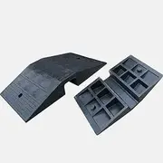 Curb Ramp Rubber Bridge Ramp for Get in and Out of Houses, Non Slip Kerb Ramp Heavy Duty Transition Ramps for Indoor Outdoor