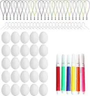 Easter Eggs Coloring Kit | Easter Decorations Decorative Kids' Drawing Kits Painting Kit - Eggs Coloring Kit Craft Kits for Easter Birthday New Year Christmas