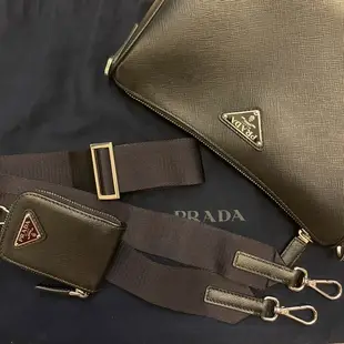 [二手] PRADA saffiano皮革掛肩袋