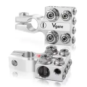 Vgate 12-Way Lead Acid Battery Terminal Connector, Multi-Size Hole Holder, 8A...