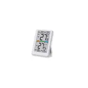 Sansai LCD Digital Thermometer & Humidity Monitor Wall Mounted 7x10cm White