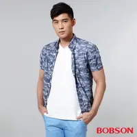 在飛比找PChome24h購物優惠-BOBSON 男款迷彩布襯衫(25001-53)