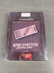 Vintage Eric Clapton "Another Ticket" 8 Track Unopened SEE PHOTOS