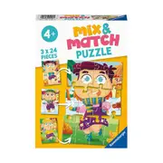 24pc Ravensburger Fashion Mix Jigsaw Kids/Childrens Matching Puzzle Pieces 4Y+