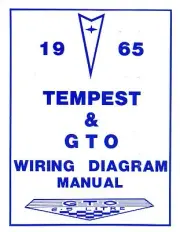1965 65 GTO/TEMPEST WIRING DIAGRAM MANUAL