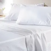 Sheridan Keaton 400TC Sheet Set in White Size: King Cotton