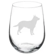 Australian Cattle Dog Stemmed / Stemless Wine Glass
