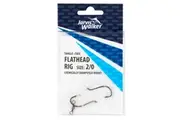 Jarvis Walker Size 2/0 Tangle Free Flathead Rig With Chemically Sharpened Hooks