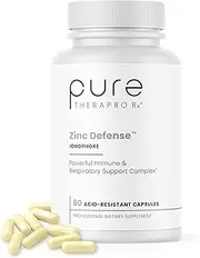 Zinc Defense - Ionophore V Caps | L-OptiZinc Plus Copper Bisglycinate and Quercefit, a Quercetin Phytosome | Powerful Immune Support | Zero Fillers (60 Count (Pack of 1))