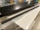 Phoenix RADII SINGLE TOWEL RAIL 600mm Square Plate MATTE BLACK *Aust Brand