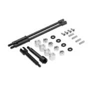 4mm Widen Wheel Hub Metal Wheel Axle Set For SCX24 AXI00002/1 AXI90081 RC Car