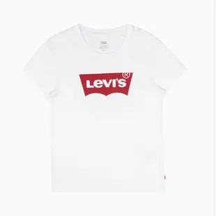 Levis 女款 短袖T恤 / 經典Logo 白-熱銷單品 17369-0468