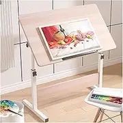 Wood Drafting Table, Height Adjustable & Tilting Large Surface Tabletop,Studio Painting Table,Art Craft Desk for Writing, Artwork, Artists Studio(80X40CM)