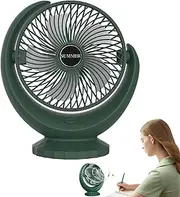 Rechargeable Fan | Portable Fan Rechargeable | Small Personal Quiet Cooling Device with 3 Wind Speed for Table Desktop Offices Outdoor Camping Sleeping Work