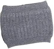 Back Warmer Cashmere Kidney Warmer Winter Elastic Abdominal Warmer Waist Support Belt for Men and Women Grey (M) Cashmere Kidney Warmer