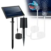 Stone Aerator Pond Oxygenator Solar Powered Pump N O6I3