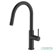 Abey Gareth Ashton Poco Pull Out Kitchen Mixer Matte Black 6K1-B
