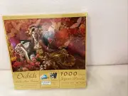 SunsOut Nene Thomas “Orchids” Puzzle 19x30 2016 1000 Pieces New Sealed