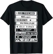 [keoStore] Hip Hop Old School Retro Artists Cassettes Rap Unisex Tank Top Men Women dad mom Son Daughter ds540 T-Shirt