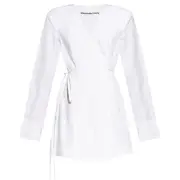 [Alexander Wang] Slit Tailored Shirtdress