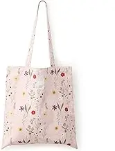 SEPWIK Canvas Tote Bag for Women, Reusable Cloth Cotton Bags for School Shopping Beach Grocery Shopper Handbags Scandihome Series