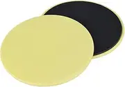 Core Sliders Exercise Gliding Discs Dual Sided for Full Body Workout on Carpet Hardwood Tile with Lightweight Portable Design for Core Strength Training Yoga Dance Pack of 2