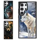 Wolf spirit animal For Samsung Galaxy Z Fold Flip 3 4 5 6 Anti scratch Cover