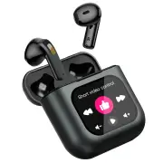 K1 TWS bluetooth Earphone LCD Touch Screen Earbuds 8G Memory ENC HD Calls Low Latency Portable Wireless Smart Earphone w