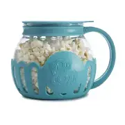 Ecolution Micro-Pop Microwave Popcorn Popper 1.5Qt BPA Free Teal