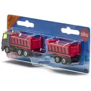 Siku 1685 Truck w/ Dumper Body & Tipping Trailer Diecast 152mm Kids Toy 3y+
