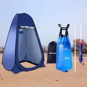 Gravity 6.0L Water Filter,Camping Water Filtration w/Pop Up Privacy Shower Tent