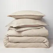 Sky Woven Mums Duvet Cover Set, Twin - Exclusive
